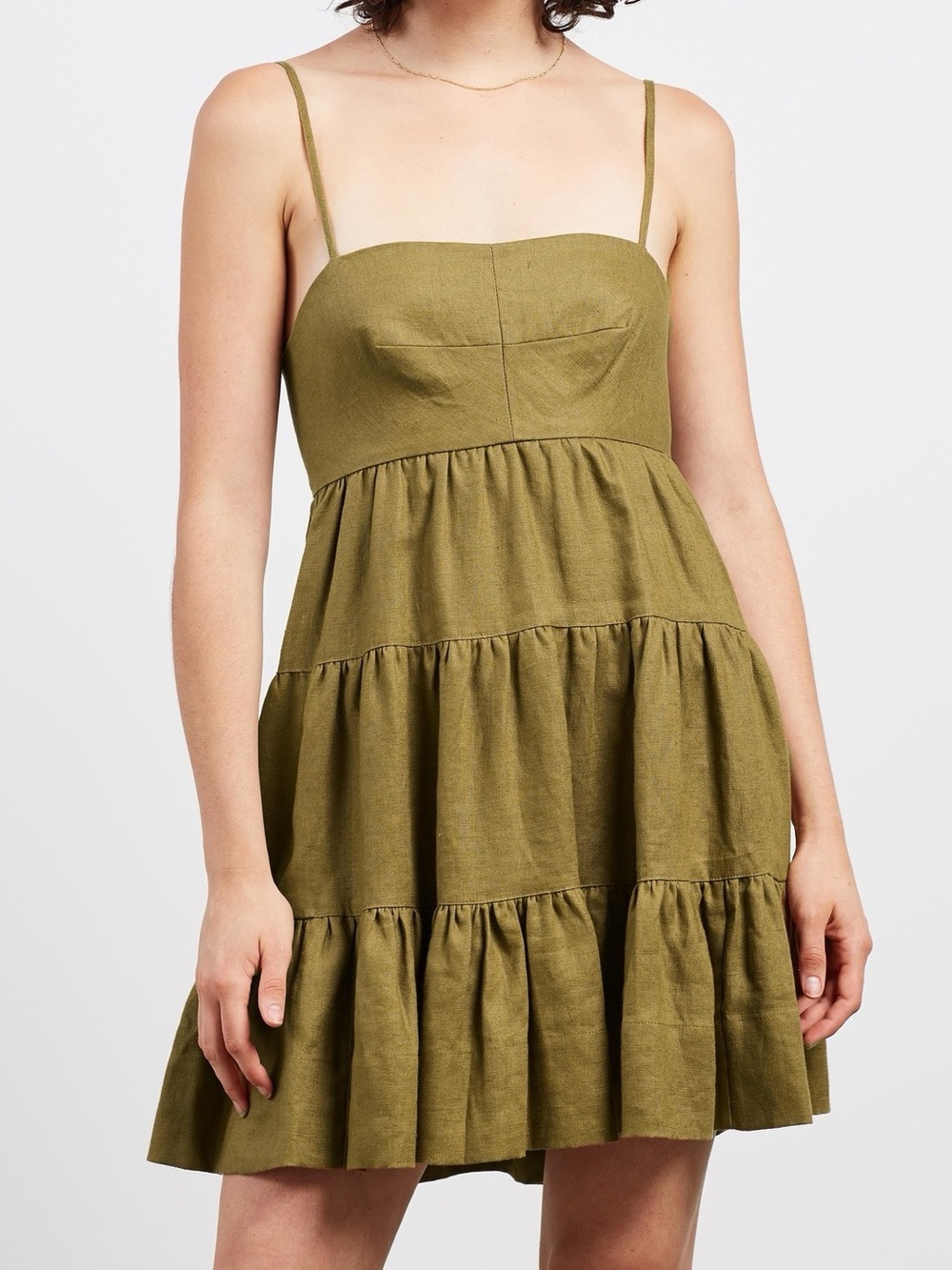 Shona Joy Lucille Tiered Mini Dress